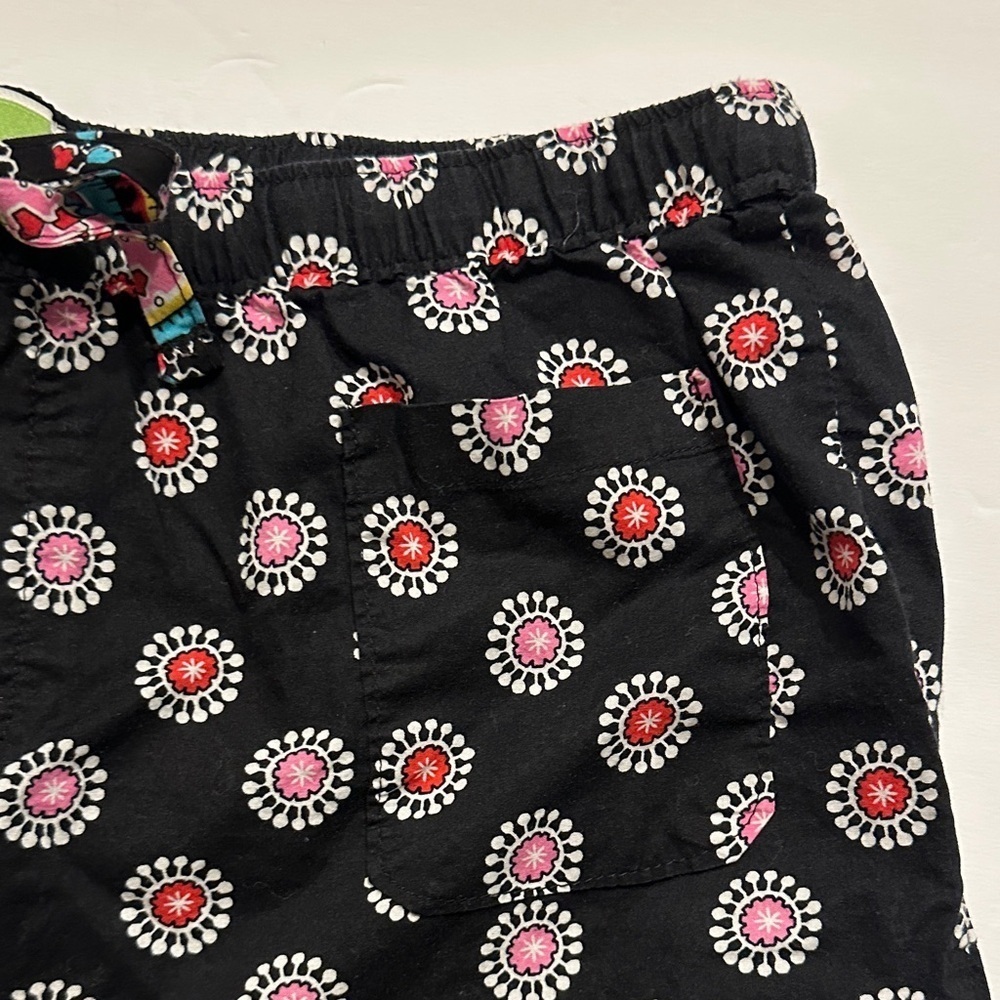 Vera Bradley Black and Pink Patterned Women's Sleep PJ lounge Shorts Size S - Picture 2 of 10